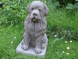 Dog Stone Garden Sculpture Statue