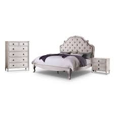 By jennifer taylor (61) lily light beige linen king upholstered platform bed frame. Get The 3pc Eastern King Kerry Brooke Traditional Bedroom Set Antique White Silver Homes Inside Out From Target Now Accuweather Shop