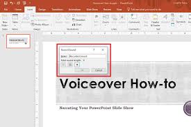 How To Do A Voiceover On Powerpoint
