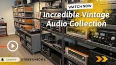 Vintage Audio Stereo Collection of Speakers, Receivers, Turntables ...