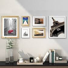 Wooden Picture Photo Frames 6 Pieces