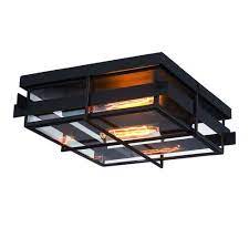 To find the fixture size you'll need for your space, multiply the width of your. Patriot Lighting Muller Bronze 2 Light Outdoor Flush Mount Ceiling Light At Menards