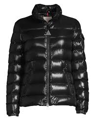 Moncler Badyfur Fur Trim Puffer Jacket Womens Black Gifts