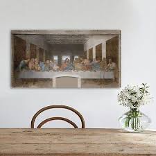 Last Supper Print Framed Wall Art