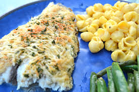 baked parmesan crusted red fish