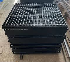 m s gratings with black paint for