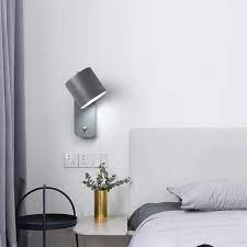 Rotatable Cylinder Wall Light Reading