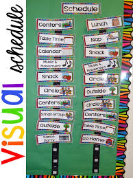 Preschool Daily Schedule And Visual Schedules Pocket Of