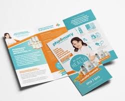 pharmacy tri fold brochure template