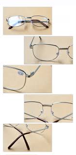 Iboode Alloy Full Frame Glasses Presbyopic Reading Glasses Simple Design Unisex Gold Sliver Eyeglasses Parents Far Sight Eyewear Reading Glasses Chart