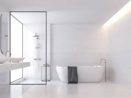 install bathroom glass partition ideas