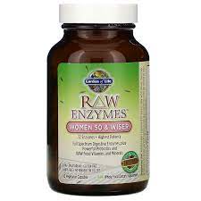 raw enzymes women 50 wiser 90