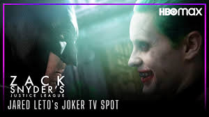 #zacksnydersjusticeleague #restorethesnyderverse #hbomaxhey, this is 'batman visits joker' clip + more for zack snyder's justice league! Justice League Snyder Cut 2021 Jared Leto S Joker Tv Spot Hbo Max Youtube