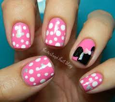 Nail designs like cute mickey mouse, beautiful cinderella, and icy frozen will surely. Disney Nail Designs My Disneyland Nails Minnie Mouse Hair Beauty At Repinned Net