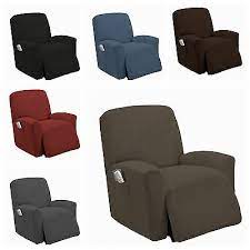 Free delivery and returns on ebay plus items for plus members. Stretch Recliner Slipcover Couch Cover Sofa Cover Furniture Chair Slipcovers Ebay