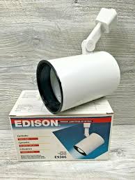 Edison Track Light Lighting System E9306 White Black Baffle 50w 60w For Sale Online Ebay