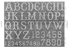 Block Filet Crochet Alphabet Pattern The New Filet Crochet
