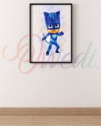 catboy pj masks picture with frame