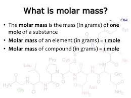 Moles And Molar Mass