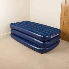 single high rise air bed 3 ply air mattress