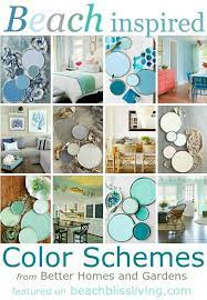 paint color schemes inspired from beach