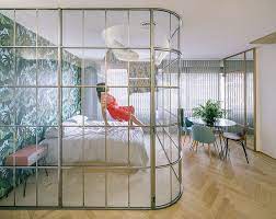 Glass Walled Bathrooms And Bedrooms