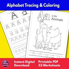 Take a trip to the farm with these cute farm coloring pages for toddlers, preschoolers, kindergartners, and grade 1 students. Printable Animal Alphabet Coloring Pages Worksheets Tpt