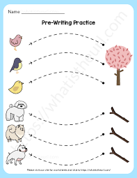 pre writing worksheets pdf exercise 1