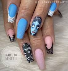30 trendy corpse bride nail art designs