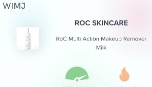 roc multi action makeup remover milk