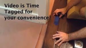 how to install wood flooring doorways