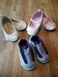 Details About Lot 3 Pairs Baby Girls White Healthtex Dress Shoes Nike Athletic Shoes 3 4 5