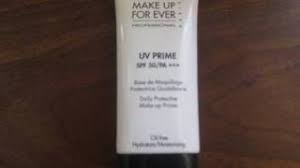 review makeup forever primer w spf 50