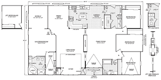 triple wide floor plans factory