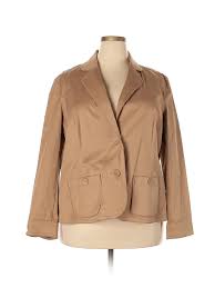 Details About Kate Hill Women Brown Jacket 20 Plus