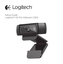 logitech c920 setup manual pdf