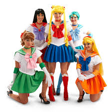 Make a star as the following process by 3d paper, and draw the color and patterns as in sailor moon with paints. Sailor Moon Costumes Partiescostume Com