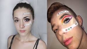 insram vs real life makeup trend is