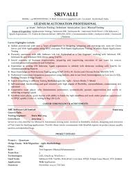 Maybe you would like to learn more about one of these? Selenium Sample Resumes Download Resume Format Templates