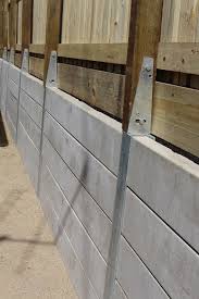 concrete sleeper retaining walls