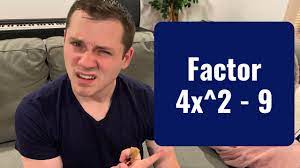 Factor 4x^2 - 9 - YouTube