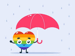 rain cartoon images free on
