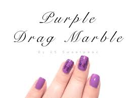 purple drag nail art 25 sweetpeas
