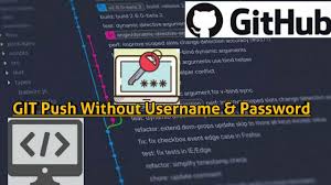 configure git push without username