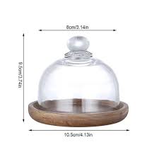 Lid Dessert Glass Jar Cake Jar