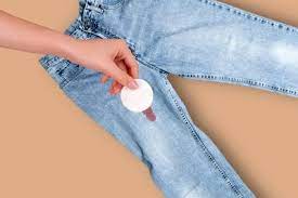 how to remove nail polish from jeans