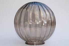 60s 70s Mod Vintage Glass Globe Light