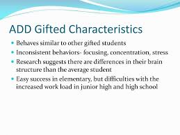 the adhd add gifted child powerpoint