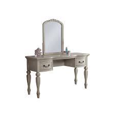 antique white makeup vanity at lowes