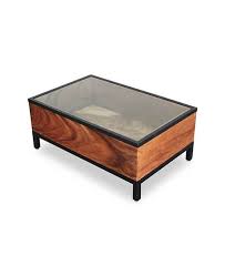 Cyanne Suar Wood Display Coffee Table